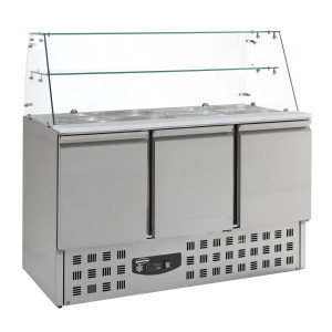 Saladette Refrigerada com 3 Portas - 4 GN 1/1 - 368 L - CombiSteel