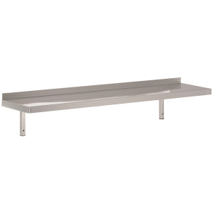 Etagère Murale em Inox com Suporte - L 1200 x P 300 mm - CombiSteel