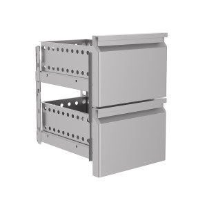 Bloco 2 Gavetas para Mesa Refrigerada - CombiSteel
