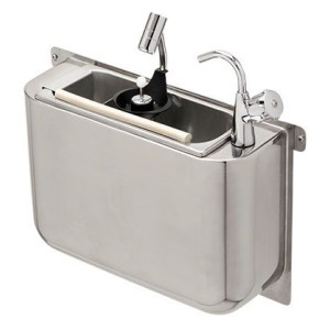 Evier Colher de Sorvete com Ducha, Torneira, Conexão de Água e Tubo de Drenagem - CombiSteel