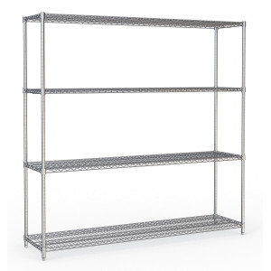 Étagère Démontable 4 Niveaux - Aço Cromado CombiSteel