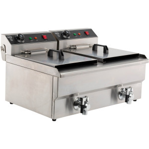Fritadeira Elétrica de Bancada - 2 x 8 L - 2 x 3300 W - CombiSteel