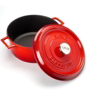 Faitout em Ferro Fundido - Ø 24 cm - Vermelho - CombiSteel