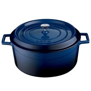 Faitout em Ferro Fundido - Ø 28 cm - Azul - CombiSteel