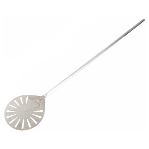 Pá de Pizza Perfurada Redonda em Inox - L 1200 mm - CombiSteel