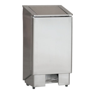 Lixeira com Pedal em Inox - 90 L