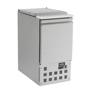 Saladette Réfrigérée à 1 Porte- 109 L - 3 Bacs GN 1/1