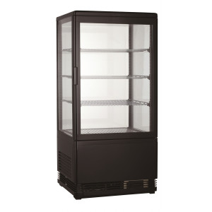 Vitrine Réfrigérée Noire - 68 L - CombiSteel