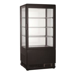 Vitrine Refrigerada Preta - 78 L - CombiSteel