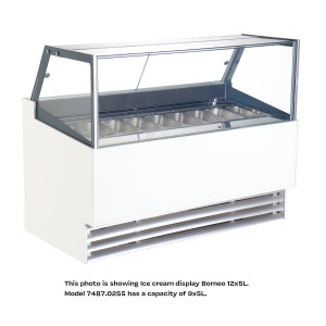 Vitrine para Sorvetes Phuket - 9 x 5 L - CombiSteel