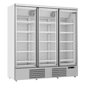 Vitrine Refrigerada Negativa Inox - 3 Portas de Vidro - 1450 L - CombiSteel