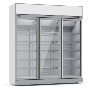 Vitrine Refrigerada Negativa Inox - 3 Portas de Vidro - 1480 L - CombiSteel