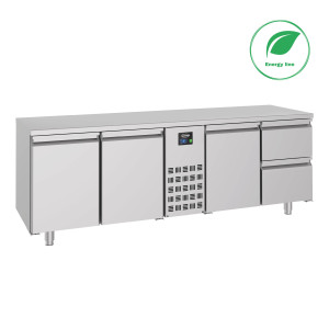 Mesa Refrigerada Positiva GN 1/1 com 3 Portas e 2 Gavetas - 632 L - CombiSteel