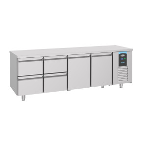 Mesa Refrigerada Positiva com 2 Portas e 4 Gavetas - 632 L - CombiSteel