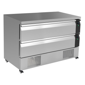 Positive and Negative Refrigerated Base - 6 GN 1/1 - 265 L - CombiSteel