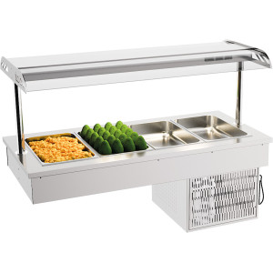 Cuve Refrigerada Drop-In - 4 GN 1/1 - CombiSteel