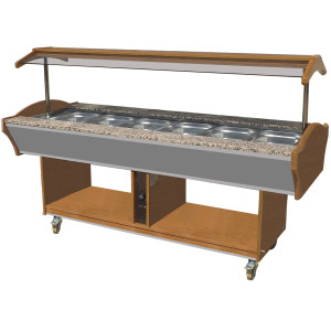 Buffet Quente - 6 GN 1/1 - CombiSteel