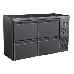 Refrigerated Back Bar with 4 Doors - 350 L - CombiSteel