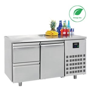 Mesa Refrigerada Positiva GN 1/1 com 1 Porta e 2 Gavetas - 281 L - CombiSteel