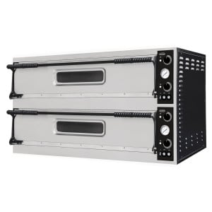 Forno de Pizza com 2 Câmaras - 2 x 3 Pizzas - 400 V - CombiSteel