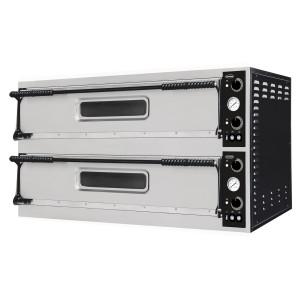 Four à Pizza à 2 Chambres - 2 x 3 Pizzas - 400 V - CombiSteel