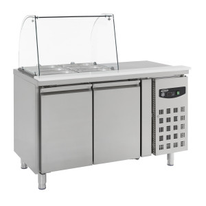 Saladette Refrigerada com 2 Portas - 2 GN 1/1 - CombiSteel