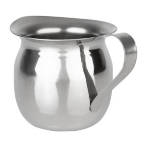 Mini Stainless Steel Milk Jug - 120 ml - Set of 6 - Olympia