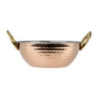 Copper Kadai Dish with Stainless Steel Handles - 400 ml - Olympia