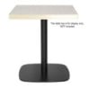 Pied de Table en Fonte Noir - 720 x 600 mm - Bolero