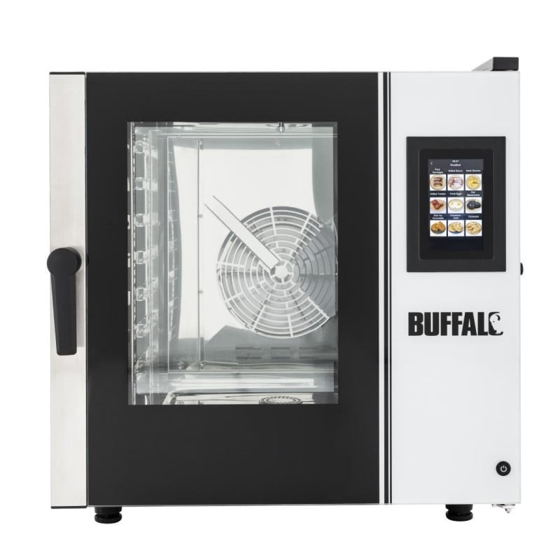 Forno Misto com Tela Sensível ao Toque 7 x GN 1/1 com Kit de Instalação - Buffalo