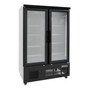 Refrigerated Display Case with 2 Doors - 744 L - Negative Black - Polar