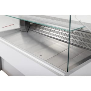 Balcão de Serviço Refrigerado Cinza Tibet - 1500 mm - Zoin