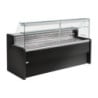 Comptoir de Service Refrigerado Preto Tibet - 1500 mm - Zoin