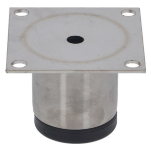 Pé Ajustável AISI 304 ø 1"1/2 - 65 x 65 mm - FourniResto