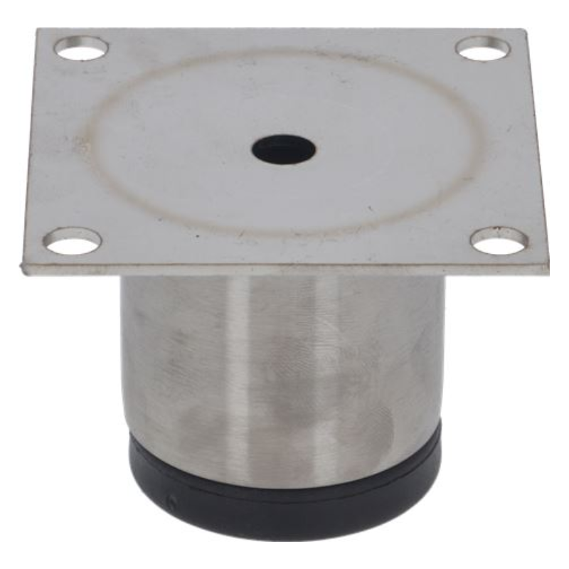 Pé Ajustável AISI 304 ø 1"1/2 - 65 x 65 mm - FourniResto