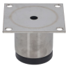 Pé Ajustável AISI 304 ø 1"1/2 - 65 x 65 mm - FourniResto