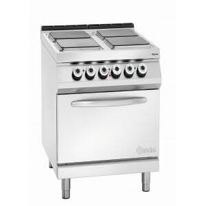 Electric stove with 4 plates - Electric oven GN 2/1 from the brand Bartscher