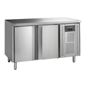 Mesa Refrigerada em Inox - 2 Portas - GN 1/1- TEFCOLD