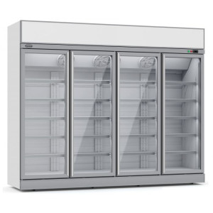 Vitrine Refrigerada Negativa - 4 Portas de Vidro - 2060 L - CombiSteel