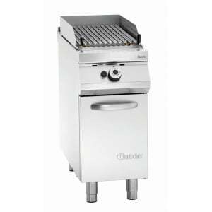 Gas lava stone grill - Width 400 from the brand Bartscher
