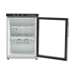 Mini Armário Refrigerado 200 L - Positivo com Porta de Vidro Inox - Dynasteel