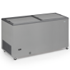 Congélateur Coffre Professionnel Inox et Couvercle Opaque - 400 L