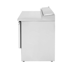 Star Refrigerated Saladette - 2 Doors with Openable Top