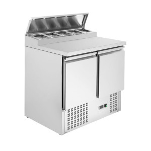 Star Refrigerated Saladette - 2 Doors with Openable Top