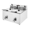 Fritadeira Elétrica Dupla com Timer - 2 X 8 L - Buffalo
