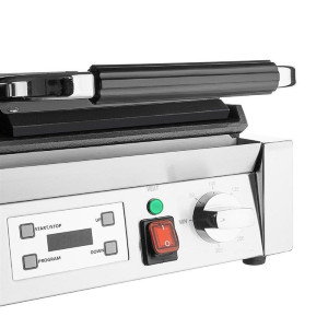 Grelha de Contato Dupla Lisa à Esquerda e Estriada à Direita - Buffalo