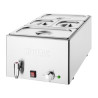 Bain-Marie com Torneira de Drenagem e Cubas GN