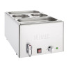 Bain-Marie com Torneira de Drenagem e Cubas GN