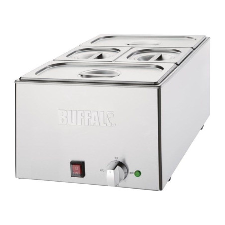 Bain-Marie Com Cubas - 2 x GN 1/3 e 2 x GN 1/6 - Buffalo
