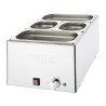 Bain-Marie Com Cubas - 2 x GN 1/3 e 2 x GN 1/6 - Buffalo